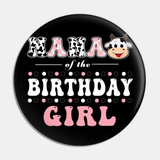 Nana Of Birthday Girl Farm Animal Bday Party Celebrations Pin