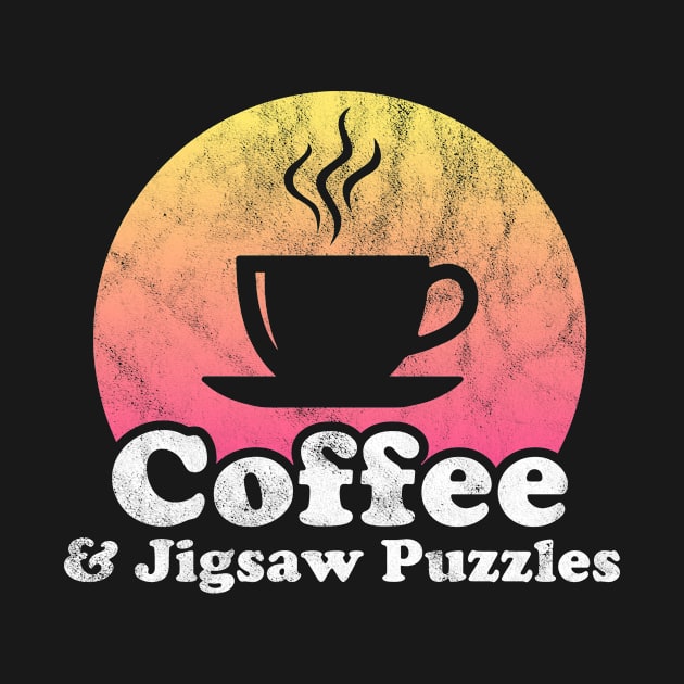 Coffee and Jigsaw Puzzles by JKFDesigns