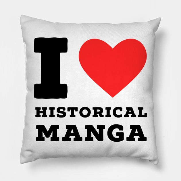 I love historical manga Pillow by richercollections