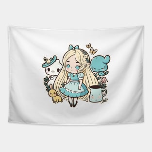 cute alice in wonderland Tapestry