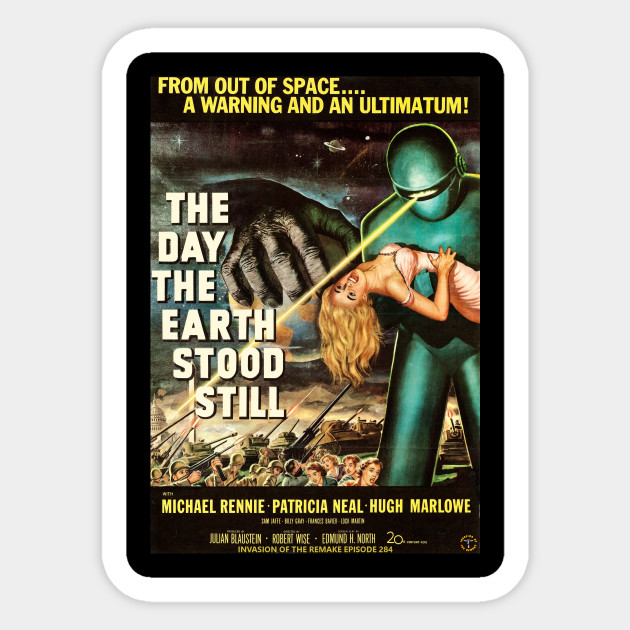 The Day The Earth Stood Still - Science Fiction - Sticker