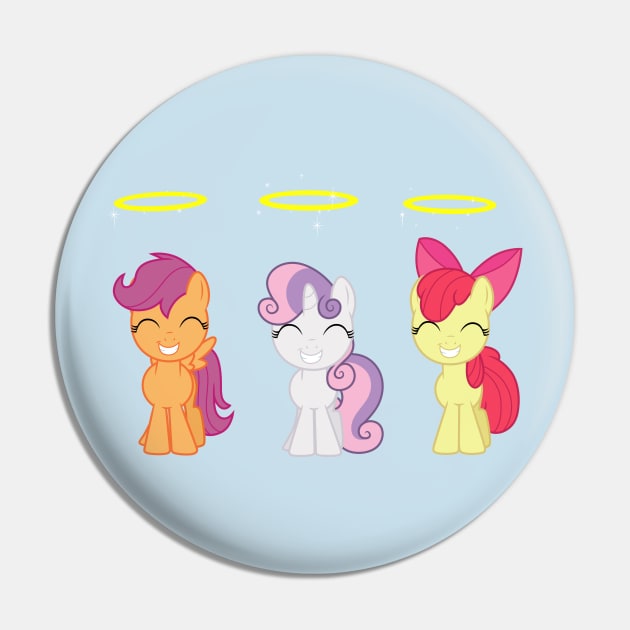 Angelic CMC Pin by CloudyGlow