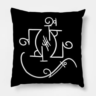 Sigil for Wisdom and Confidence Pillow