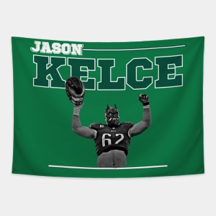 Jason Kelce Under Dog Tapestry