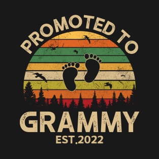 Promoted To Grammy Est 2022 Pregnancy Announcement Vintage T-Shirt