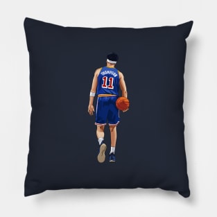 Klay Thompson Vector Back with Ball Qiangy Pillow