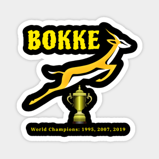 Bokke World Champs 12 Year Cycle Magnet