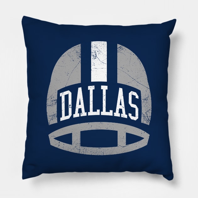 Dallas Retro Helmet - Navy Pillow by KFig21