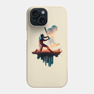 Home Run Horizon Canvas Print Phone Case