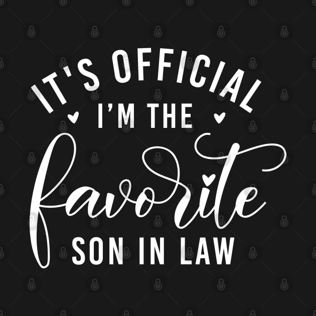 My Son In Law Is My Favorite Child Funny Family Humor Groovy by Rosemat