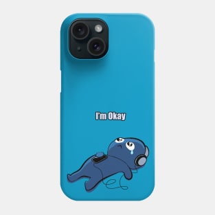 Okay Blue Dude Phone Case