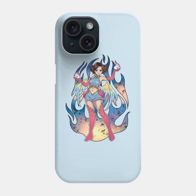 Angelic Fire Phone Case by rvkhart