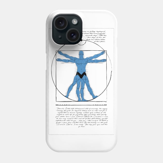 Vitruvian Man-Hattan Phone Case by Jadderman