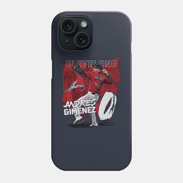 Andres Gimenez Cleveland State Phone Case by Jesse Gorrell