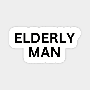 Elderly Man Magnet