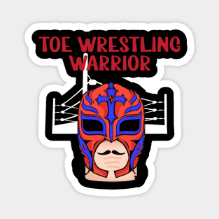 Toe Wrestling Warrior Magnet