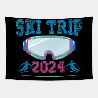 2024 Ski Trip - Matching Group Family Vacation Tapestry