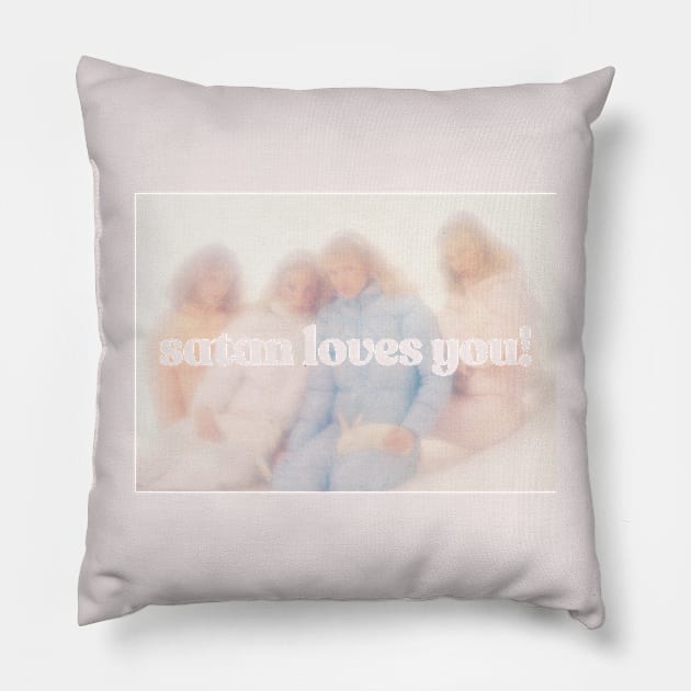 Satan Loves You! Pillow by DankFutura