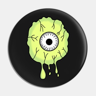 Eyeball - Green Pin