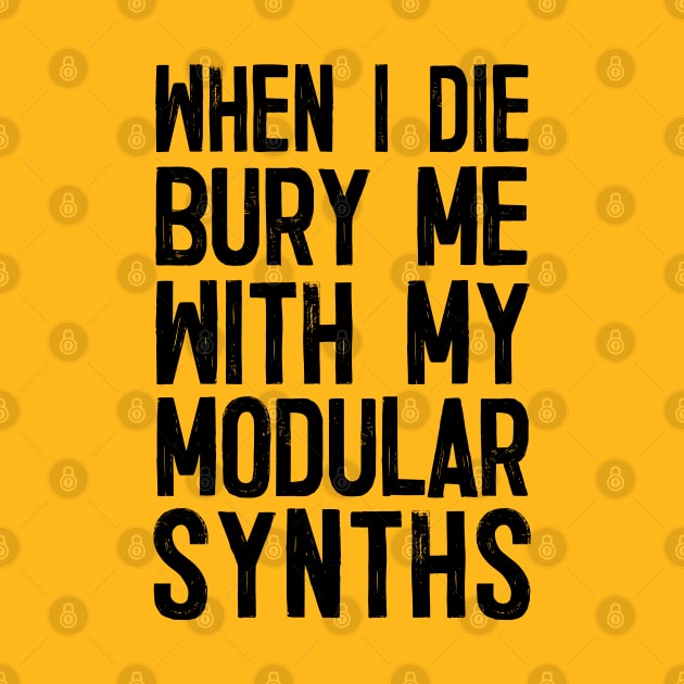 When I Die Bury Me With My Modular Synths by DankFutura