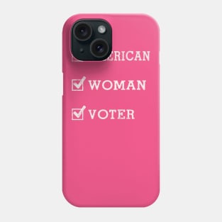 American Woman Voter Phone Case