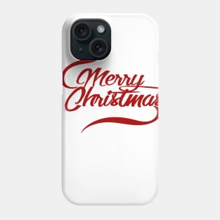 Christmas text Phone Case