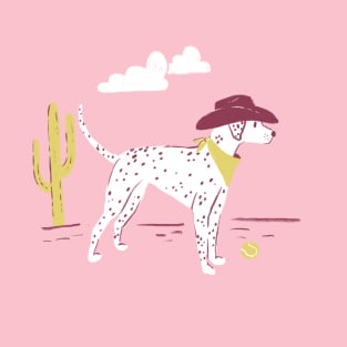 Western Cowboy Dog T-Shirt