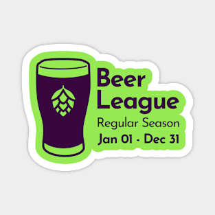 Beer League Regular Season Magnet
