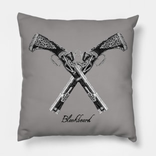 Blackbeard Pistols Pillow