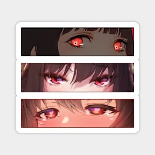 Lewd Eyes Red Bundle Magnet