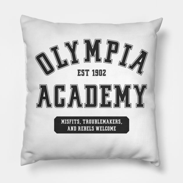 Olympia Academy Pillow by juniperandspruce