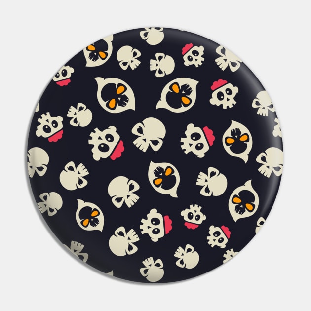 Cute Skull Halloween for Little One Pin by giantplayful