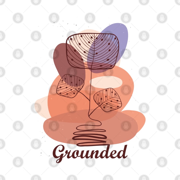 Grounded Boho Leaf, inspirational meanings by TargetedInspire