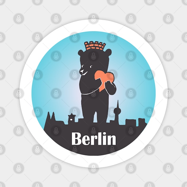 berlin bear Magnet by jederanders