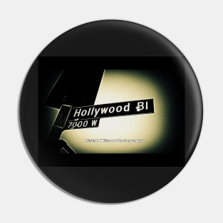 Hollywood Boulevard2, Hollywood, California by Mistah Wilson Pin