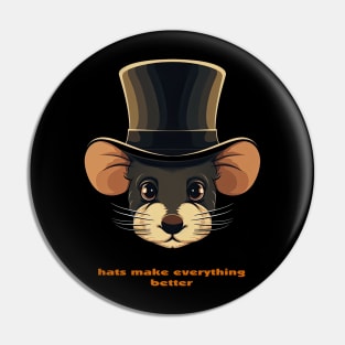 Hats make everything better Pin
