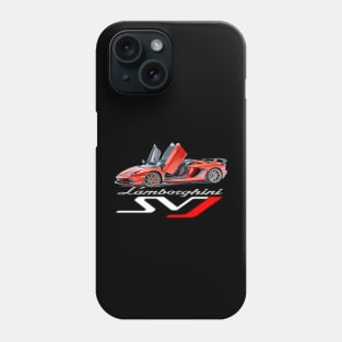 Lamborghini SVJ Supercar Products Phone Case