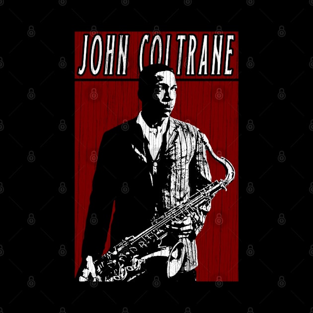 Vintage Retro John Coltrane by Projectup