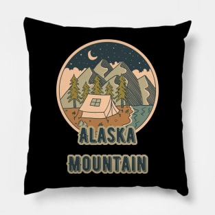 Alaska Mountain Pillow