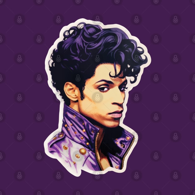 Prince Tribute Portrait by Geektastic Designs