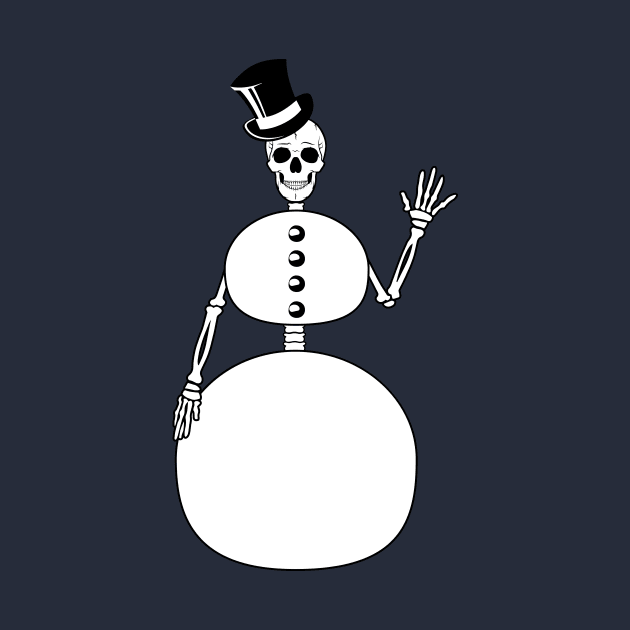 Snowman Skeleton by Fallen Millennial