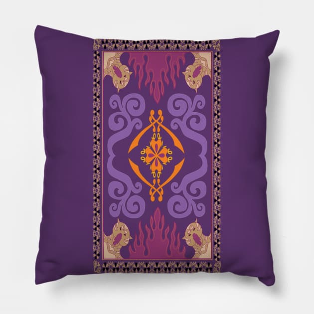 Magic Carpet Pillow by KimbasCreativeOutlet