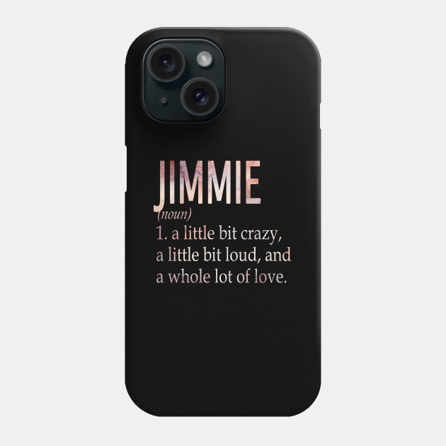 Jimmie Girl Name Definition Phone Case by ThanhNga