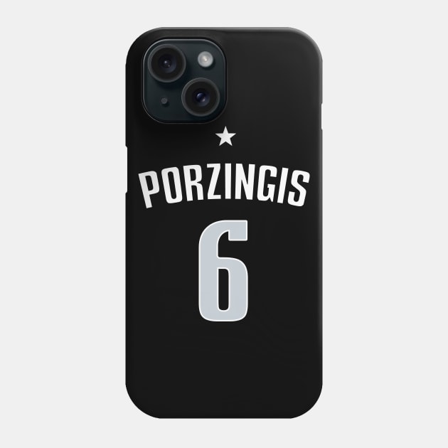 Kristaps Porzingis Phone Case by telutiga