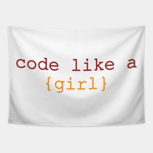 Programmer girl - STEM girl Tapestry