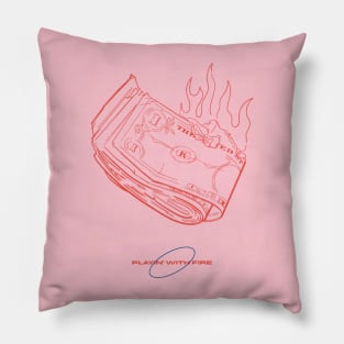 playing with fire - trap streetwear Pillow