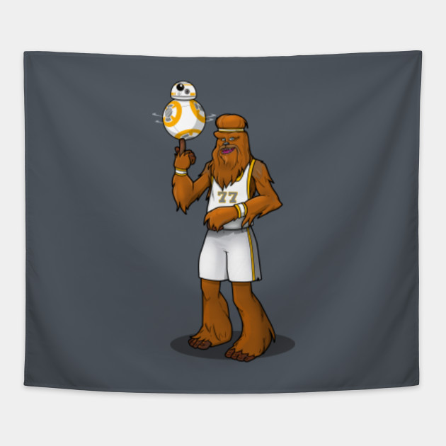Basketball 8 Star Wars Tapestry Teepublic