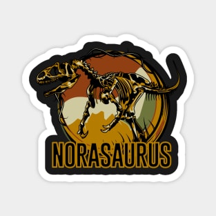 Norasaurus Nora Dinosaur T-Rex Magnet