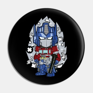 Chibi Optimus Prime Pin