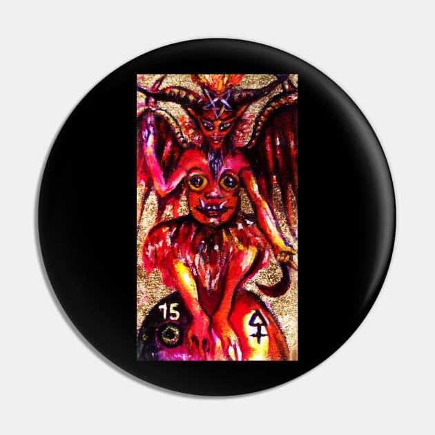 TAROTS OF THE LOST SHADOWS / THE DEVIL Pin by BulganLumini